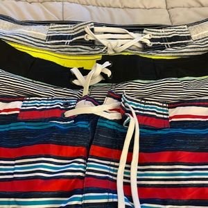 3 old navy swim trunks